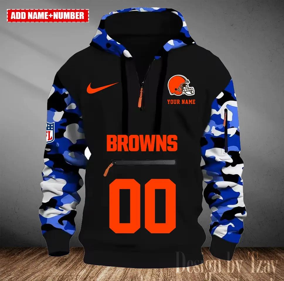 Cleveland Browns Camouflage Hooded Sweatshirt HA07