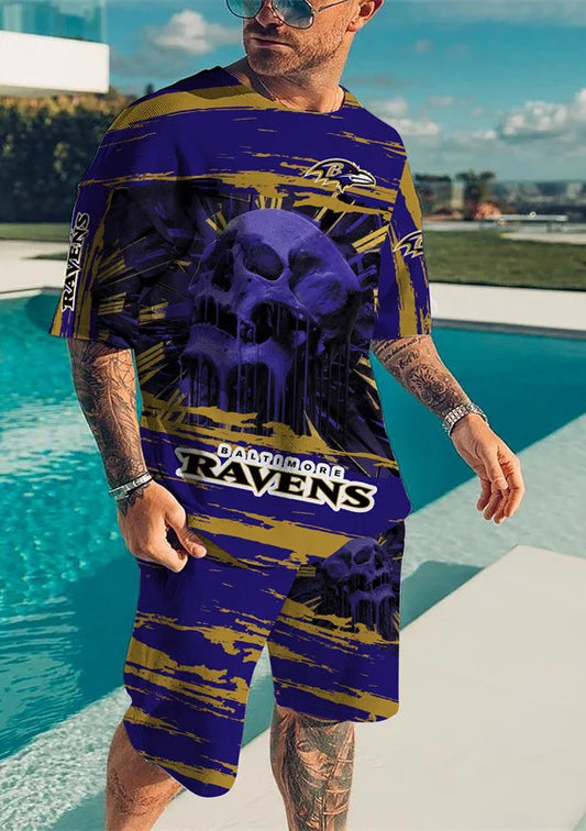 Baltimore Ravens T-shirt and Shorts AZTS244