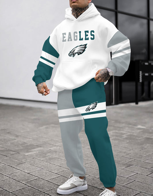 Philadelphia Eagles Combo Pullover Hoodie And Sweatpants AZBTPHSP000069