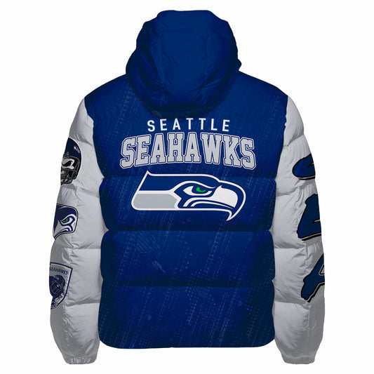 Seattle Seahawks CozyCloud Down Jacket AZBTDWJ000159