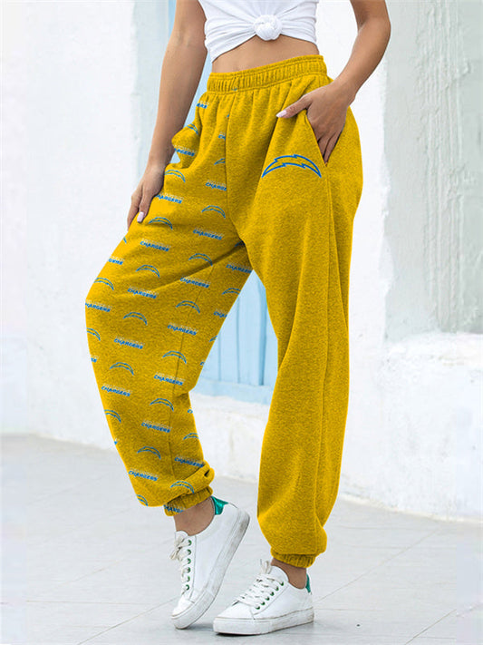 Los Angeles Chargers 3D Printed Pocket Sweatpants AZBTBSP000031