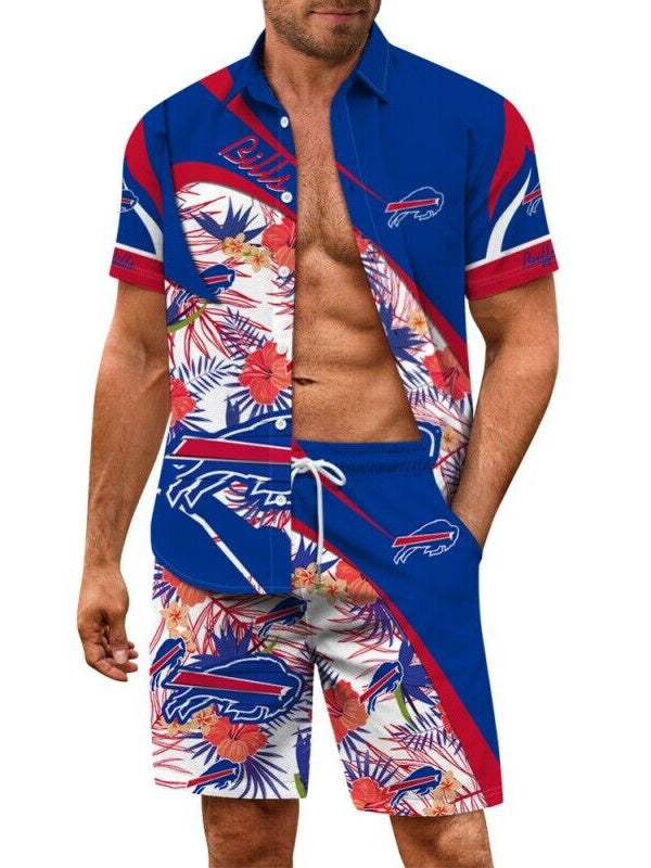 Buffalo Bills Combo Hawaiian Shirt and Shorts AZBTHWSS000231