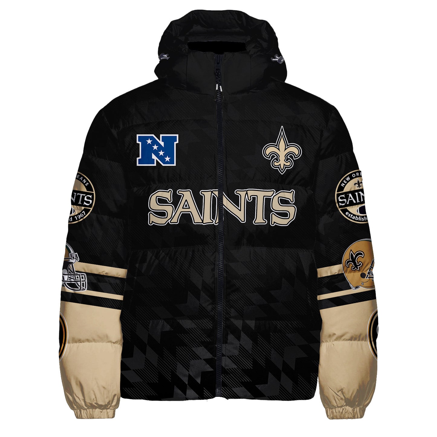 New Orleans Saints CozyCloud Down Jacket AZBTDWJ000421