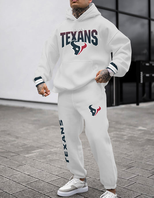Houston Texans Combo Pullover Hoodie And Sweatpants AZBTPHSP000359