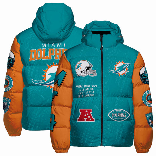 Miami Dolphins CozyCloud Down Jacket AZBTDWJ000132