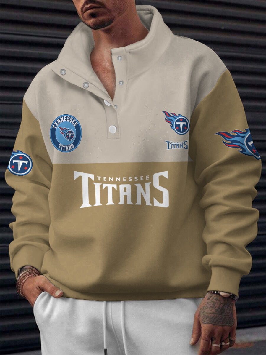 Tennessee Titans Casual Colorful Stand Collar Sweatshirt AZBTSCSW000563