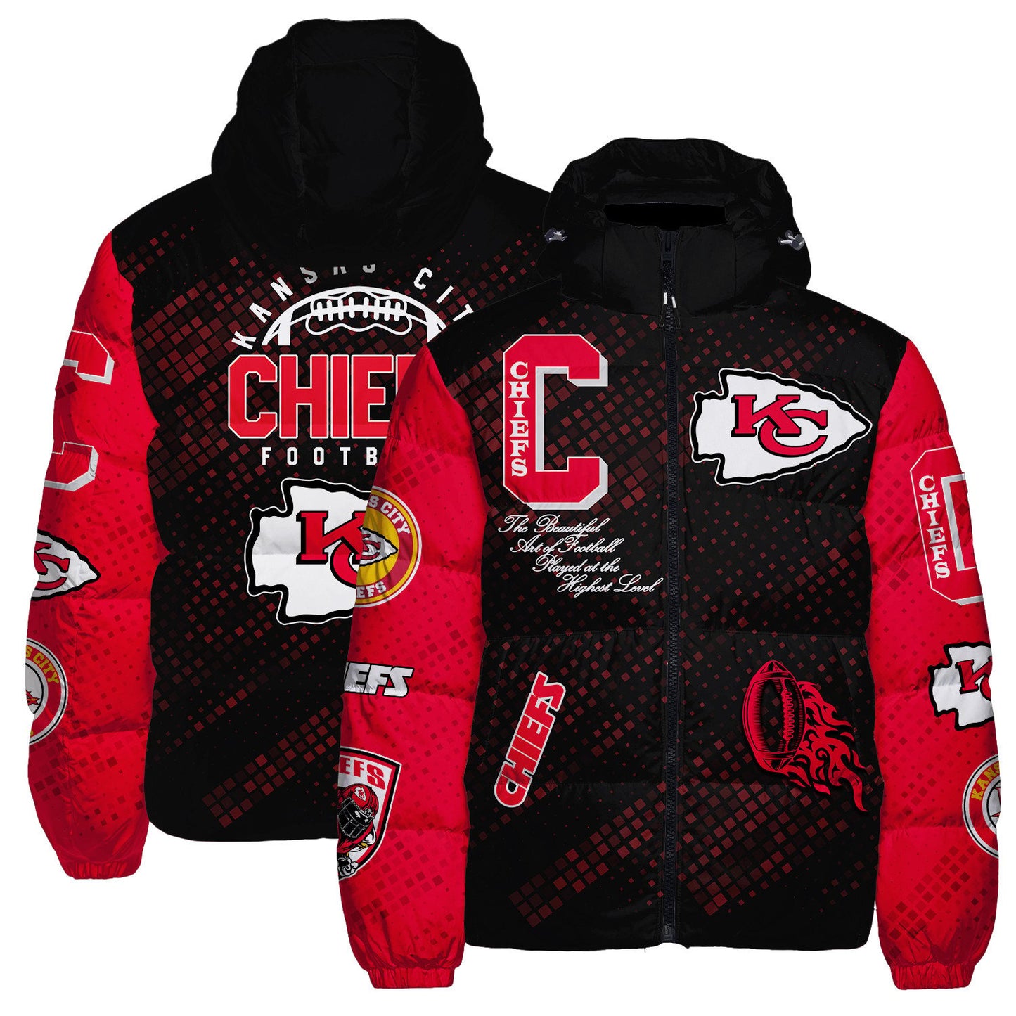 Kansas City Chiefs CozyCloud Down Jacket AZBTDWJ000093