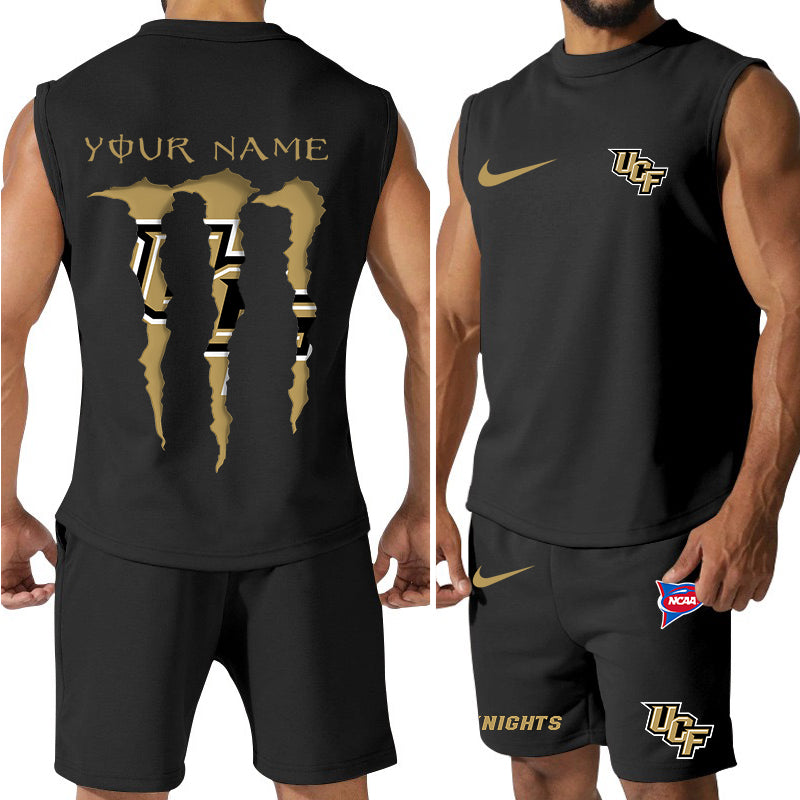 UCF Knights Colorful Combo Men Jersey Tank Top and Shorts AZBTCMJTTS000069