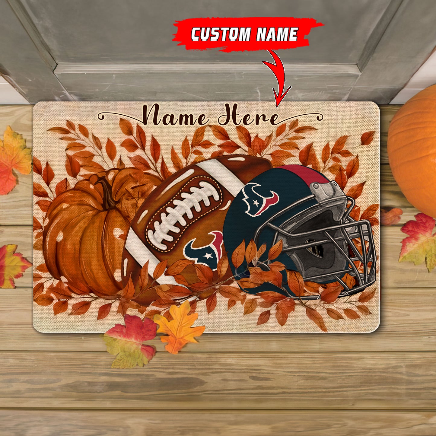 Houston Texans  Fall Doormat New Collection AZBTDM000054