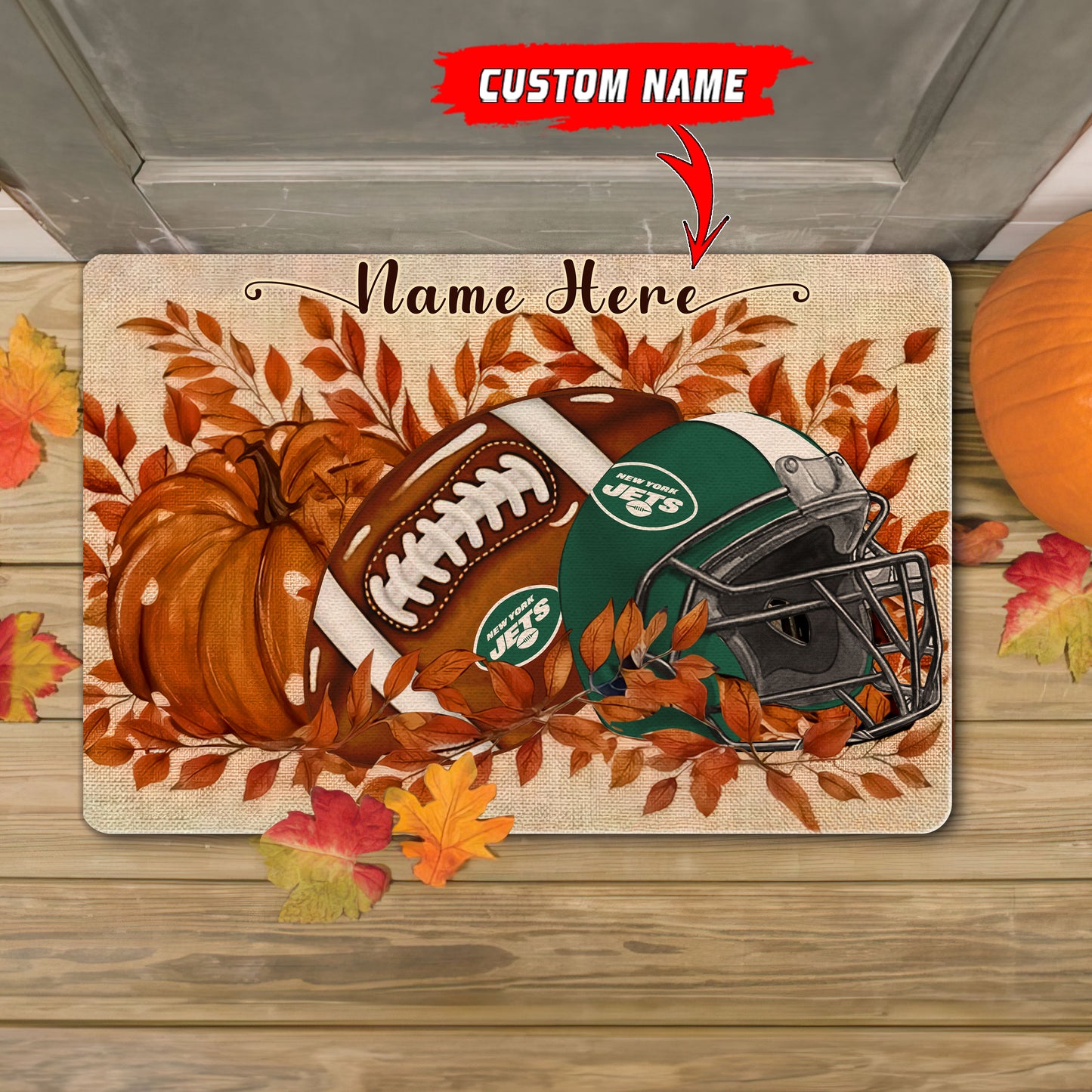 New York Jets  Fall Doormat New Collection AZBTDM000065