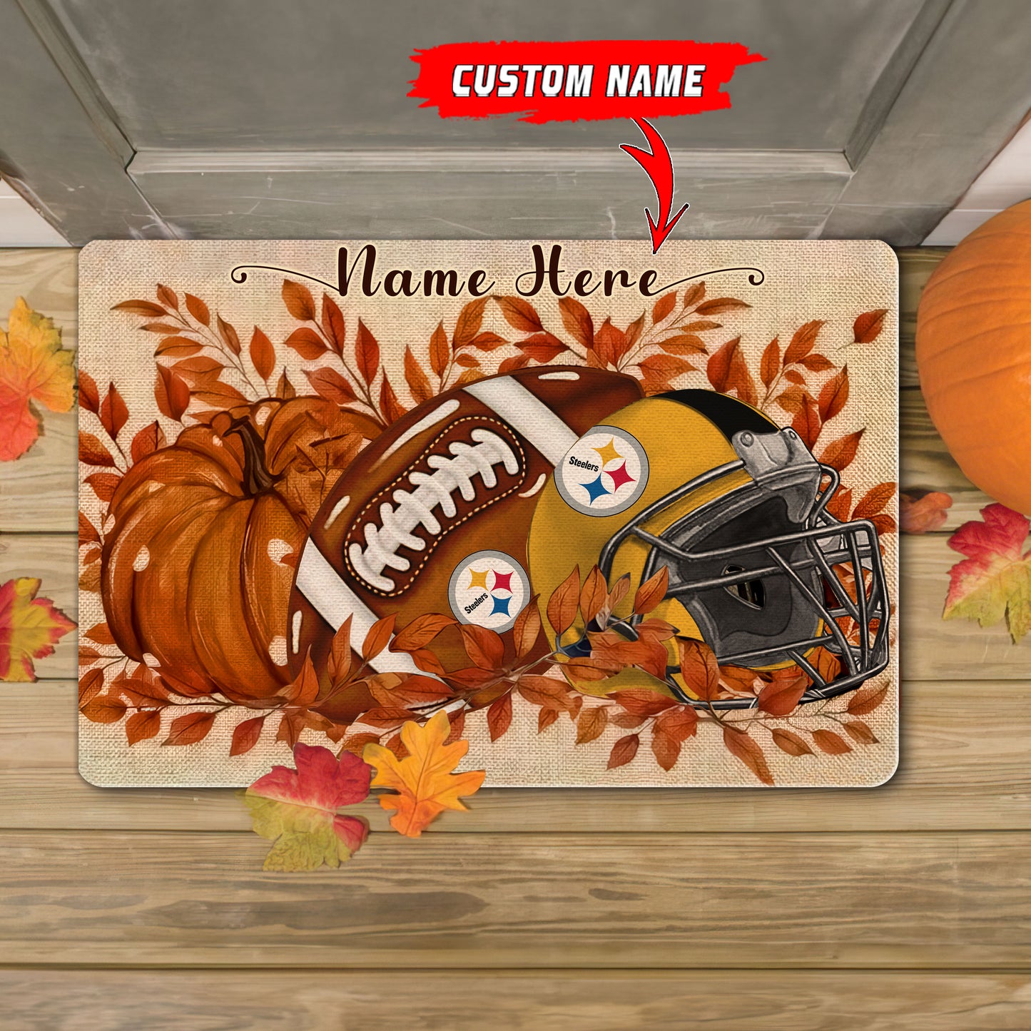 Pittsburgh Steelers  Fall Doormat New Collection AZBTDM000068