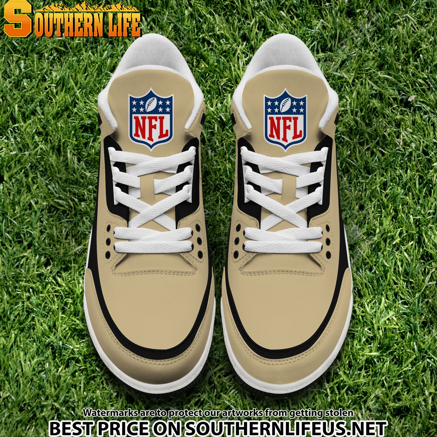 New Orleans Saints JD3 New Sport Football Sneakers AZBTAJ3000284