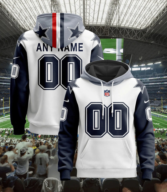 Dallas Cowboys New Personalized Football Hoodie Style Jersey AZBTJSHD000068