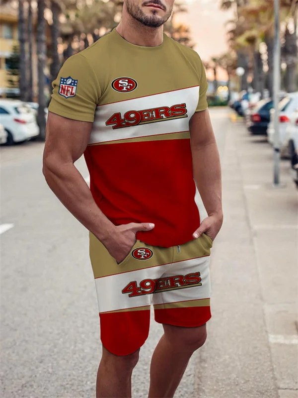 San Francisco 49ers T-shirt and Shorts AZTS139