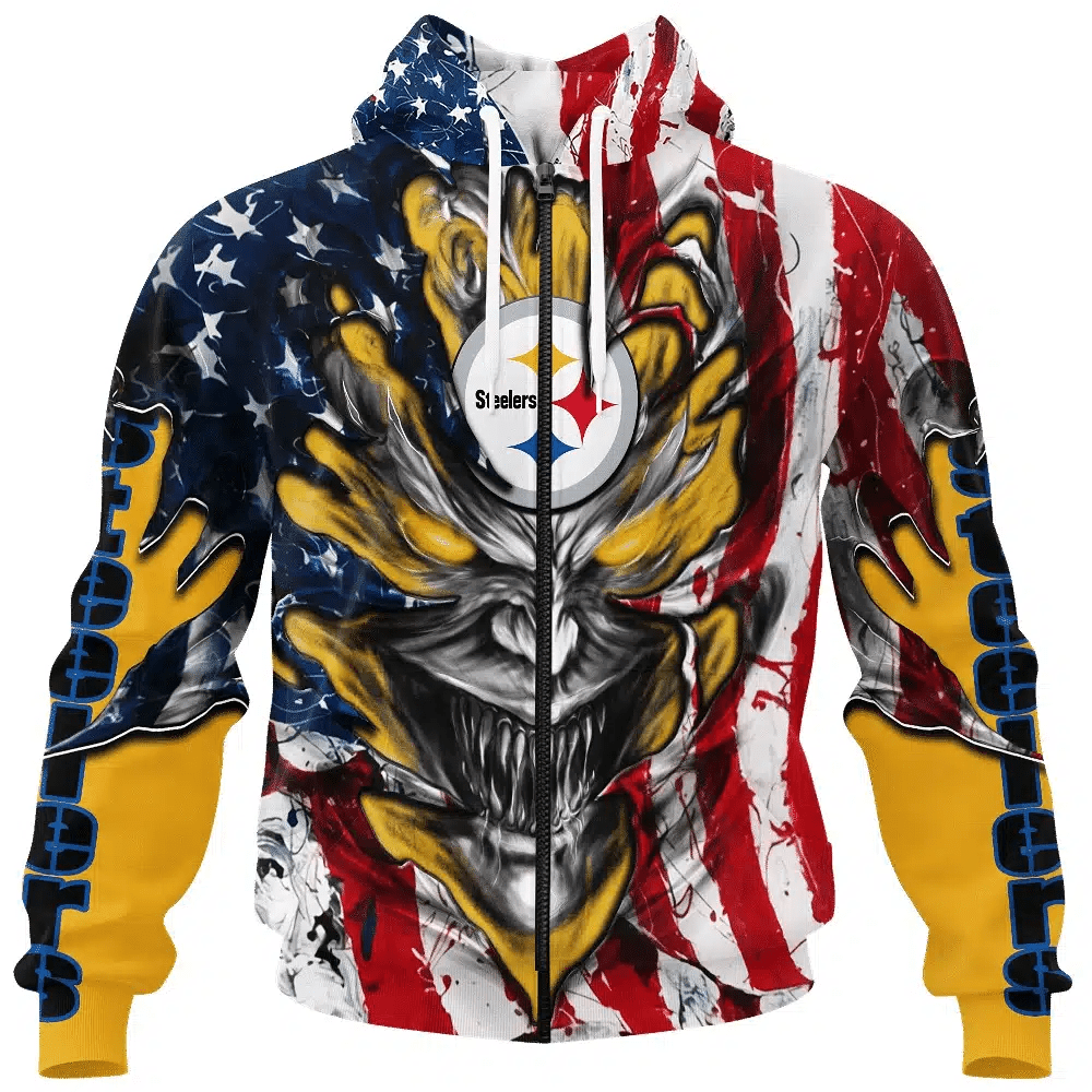 Pittsburgh Steelers All Over Printed T-shirt Sweatshirt Hoodie AZCHD594