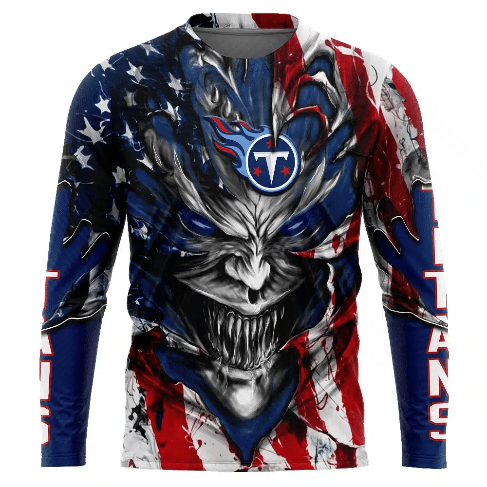 Tennessee Titans All Over Printed T-shirt Sweatshirt Hoodie AZCHD598