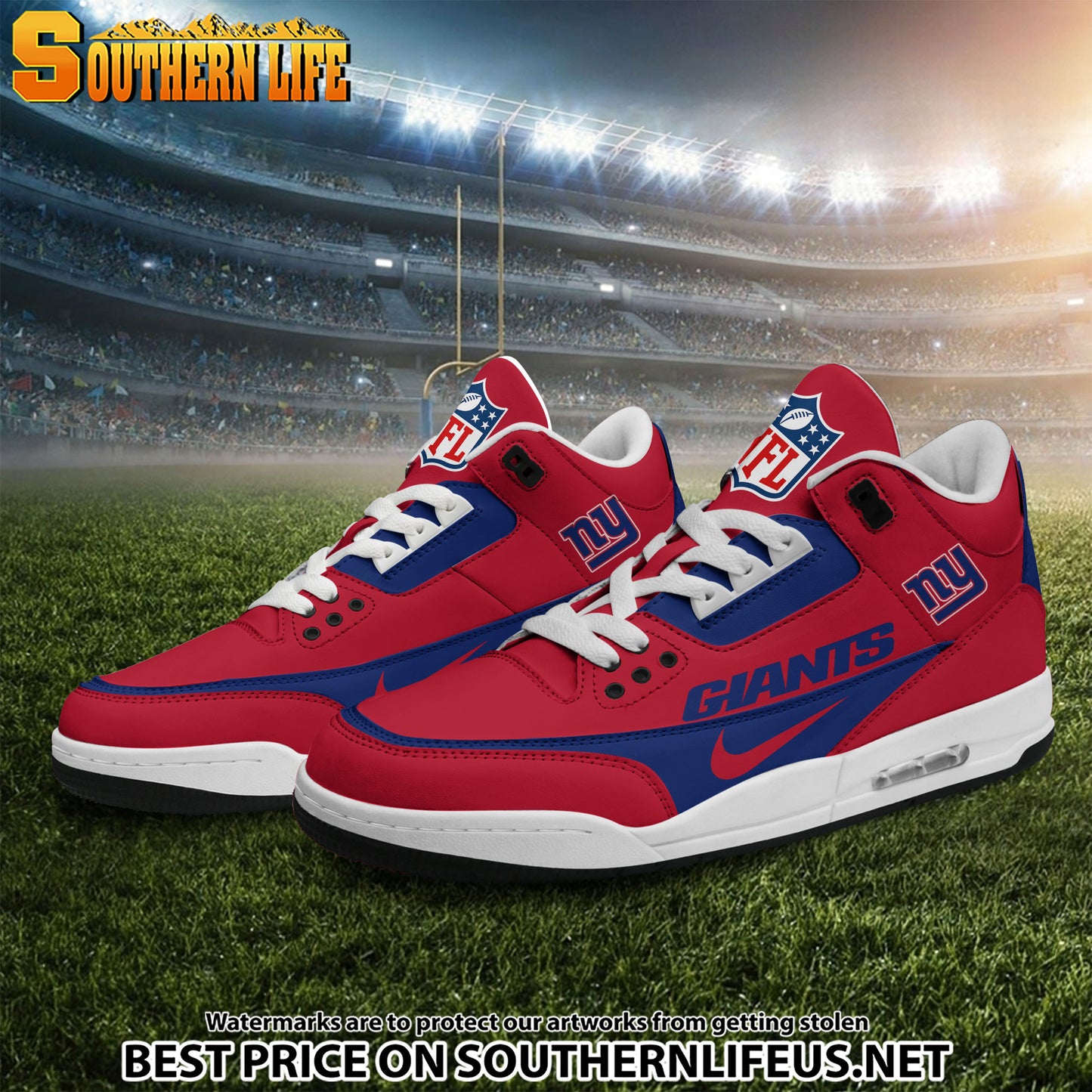 New York Giants JD3 New Sport Football Sneakers AZBTAJ3000285