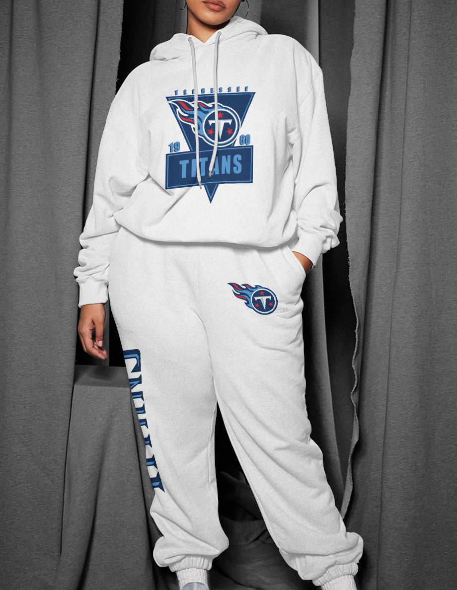 Tennessee Titans Combo Pullover Hoodie And Sweatpants AZBTPHSP000300