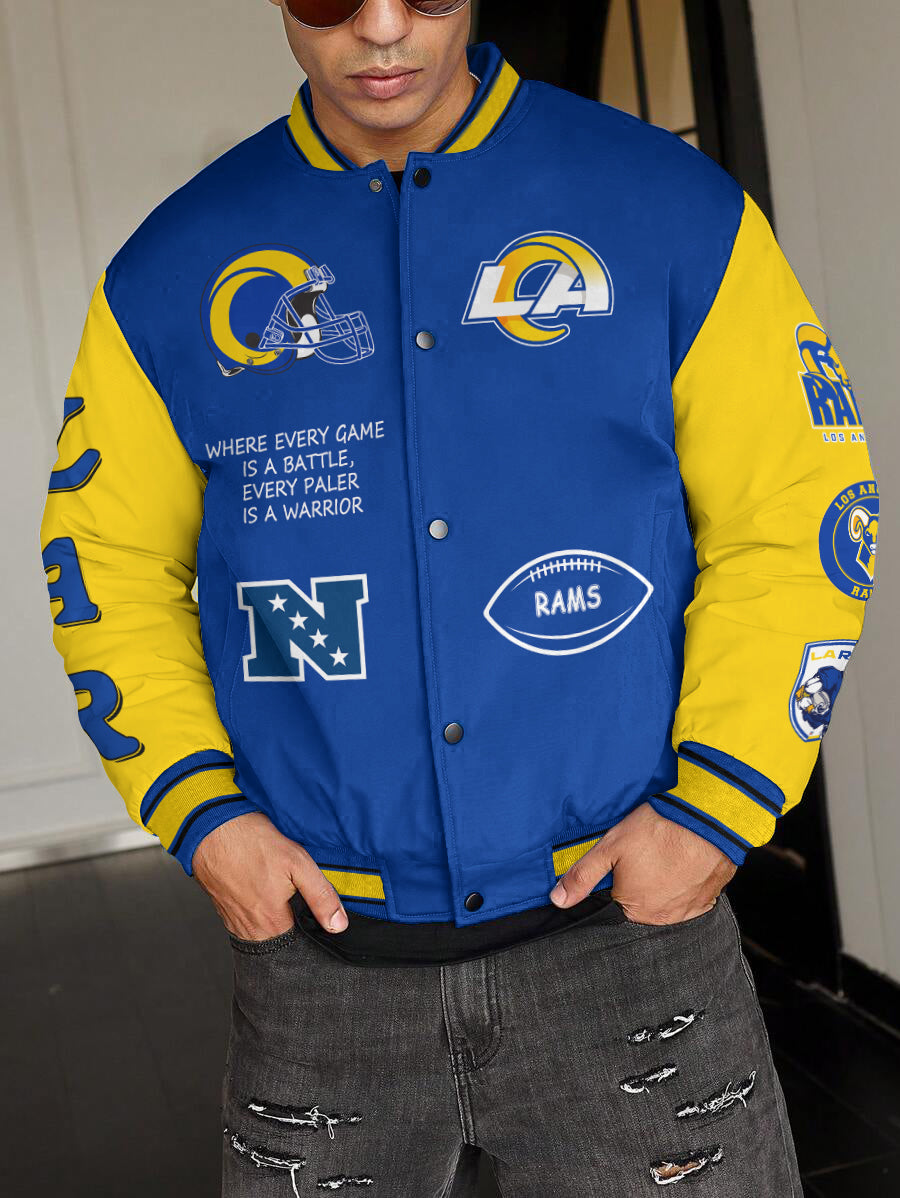 Los Angeles Rams National Football League Varsity Jacket AZBTVJK000502