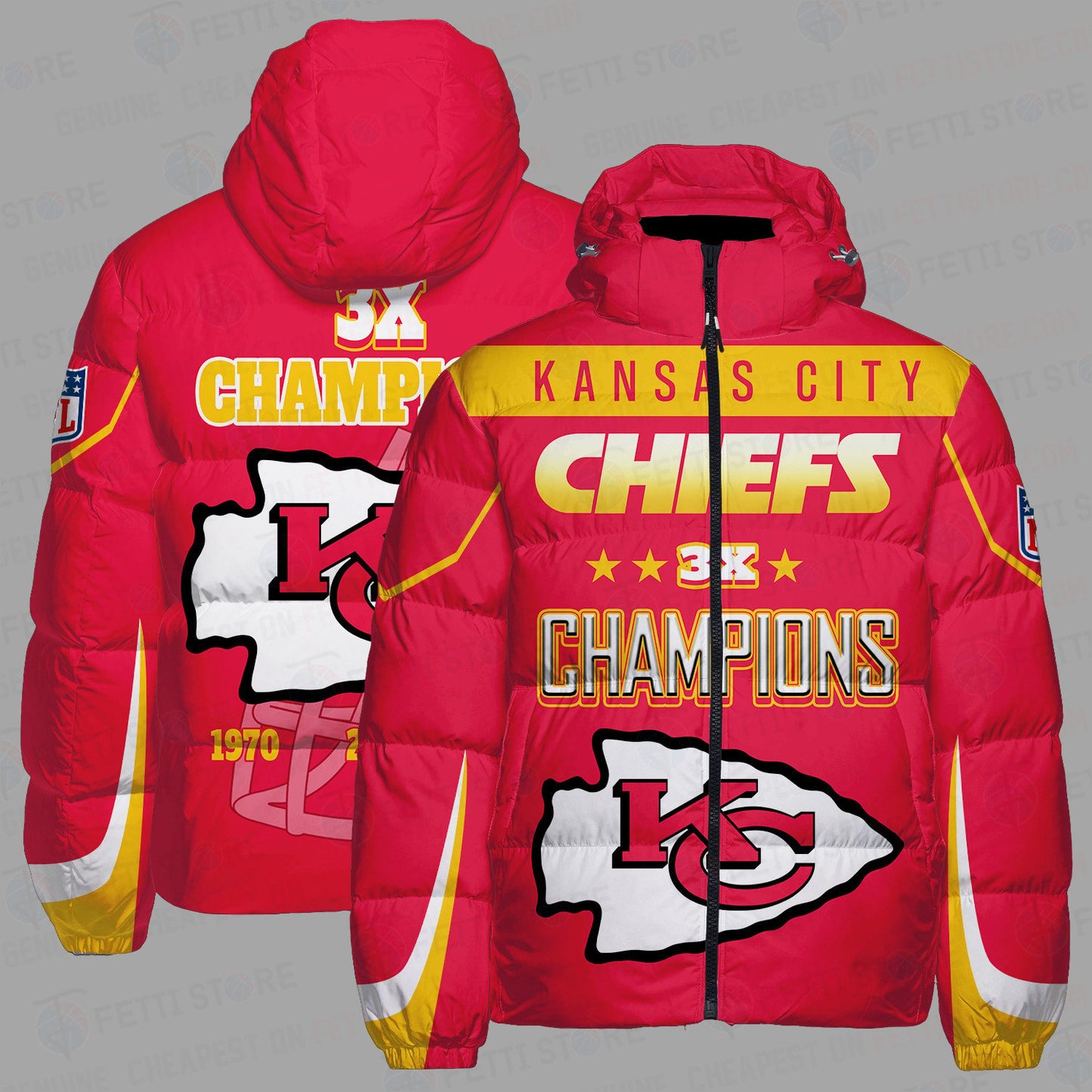 Kansas City Chiefs  CozyCloud Down Jacket AZBTDWJ000064