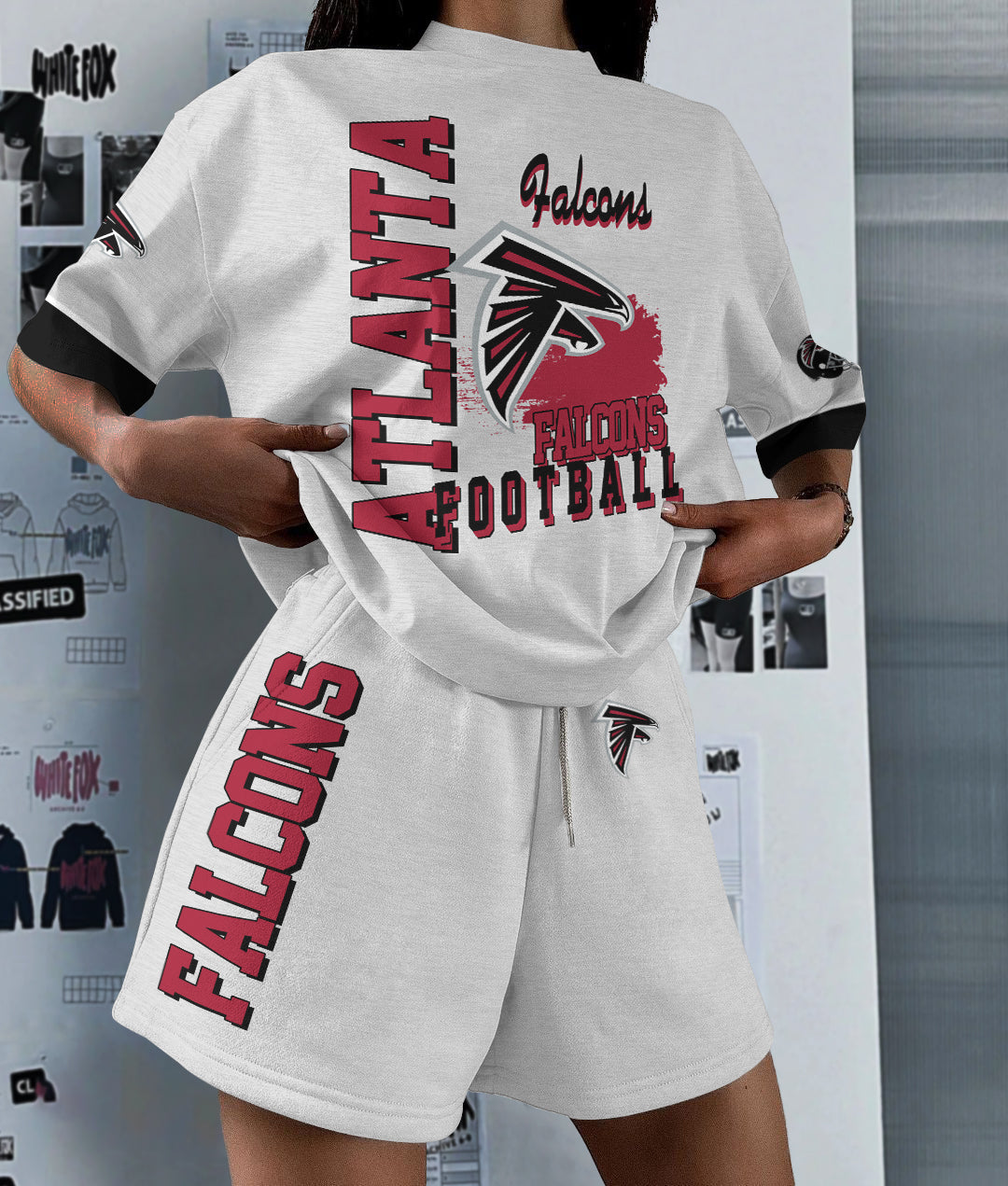Atlanta Falcons Limited Edition Top And Shorts Two-Piece Suits (2)