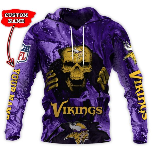 Minnesota Vikings Personalized Hoodie and Joggers AZCHD995