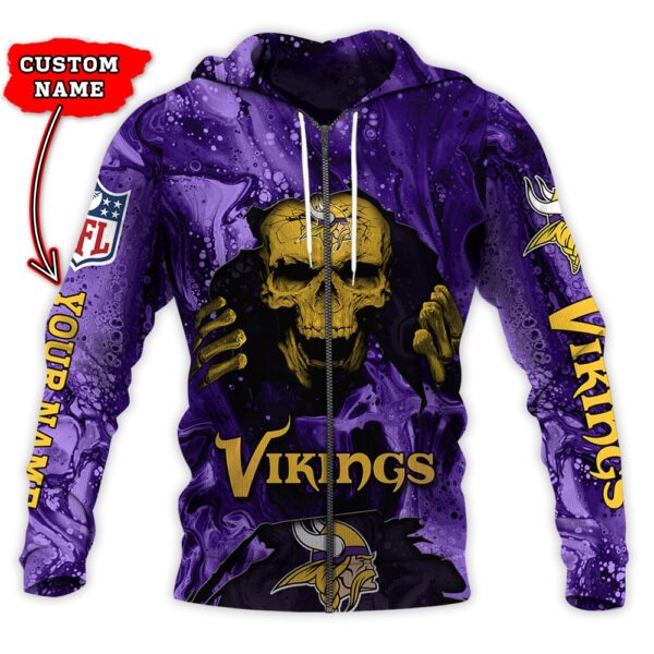 Minnesota Vikings Personalized Hoodie and Joggers AZCHD995
