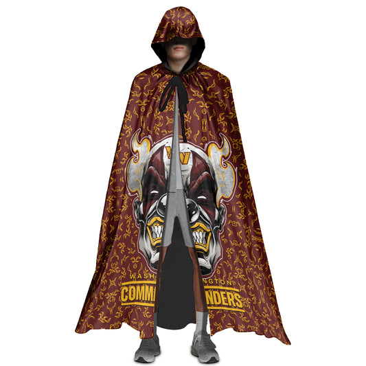 Washington Commanders Halloween Clown Limited Edition All-Over Print Halloween Cloak