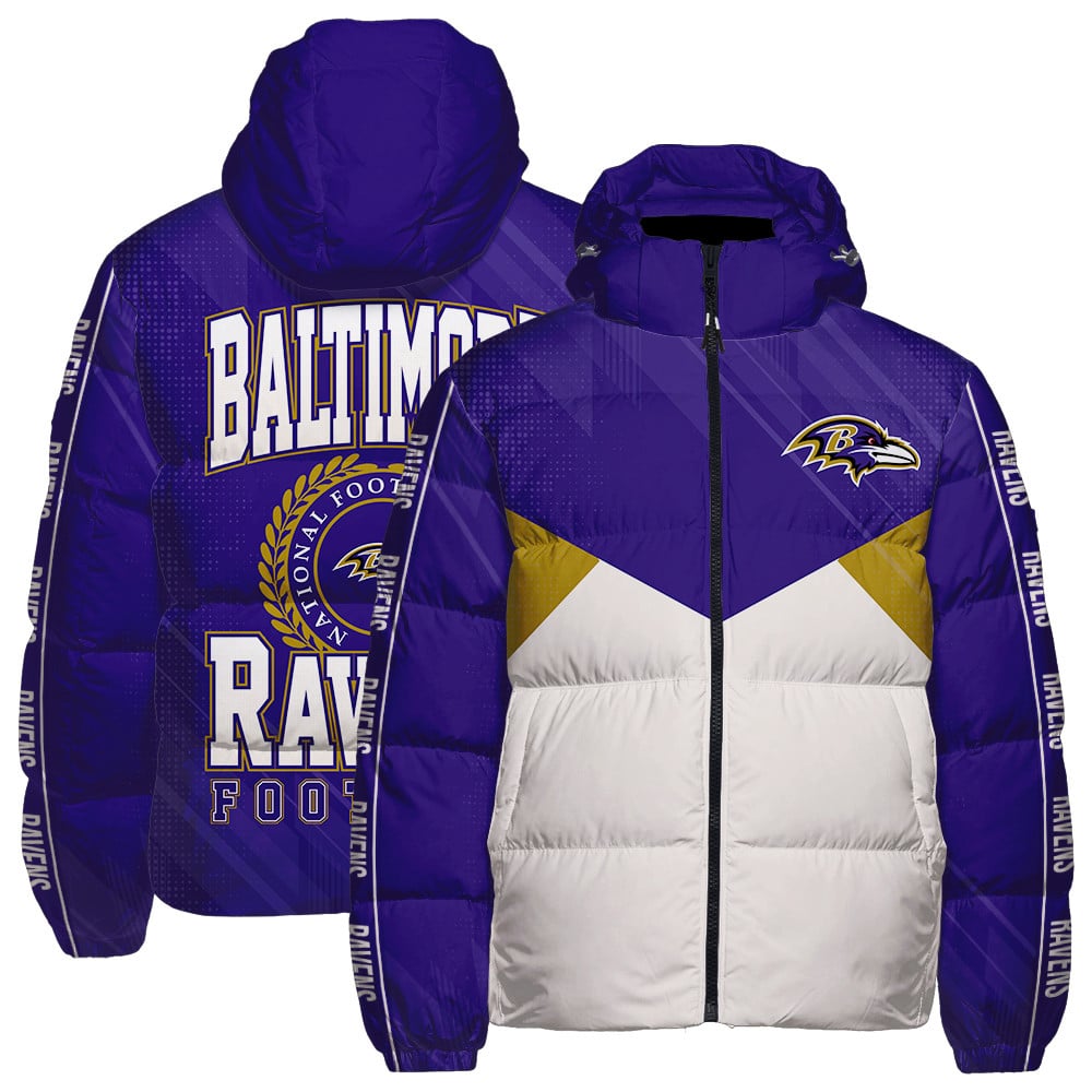 Baltimore Ravens CozyCloud Down Jacket AZBTDWJ000230