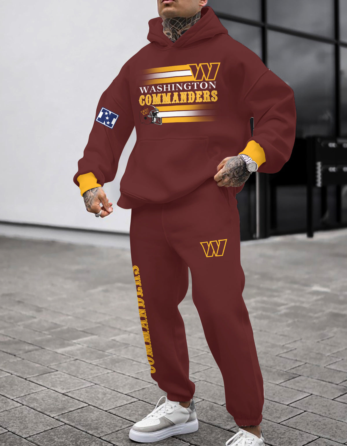 Washington Commanders Combo Pullover Hoodie And Sweatpants AZBTPHSP000496