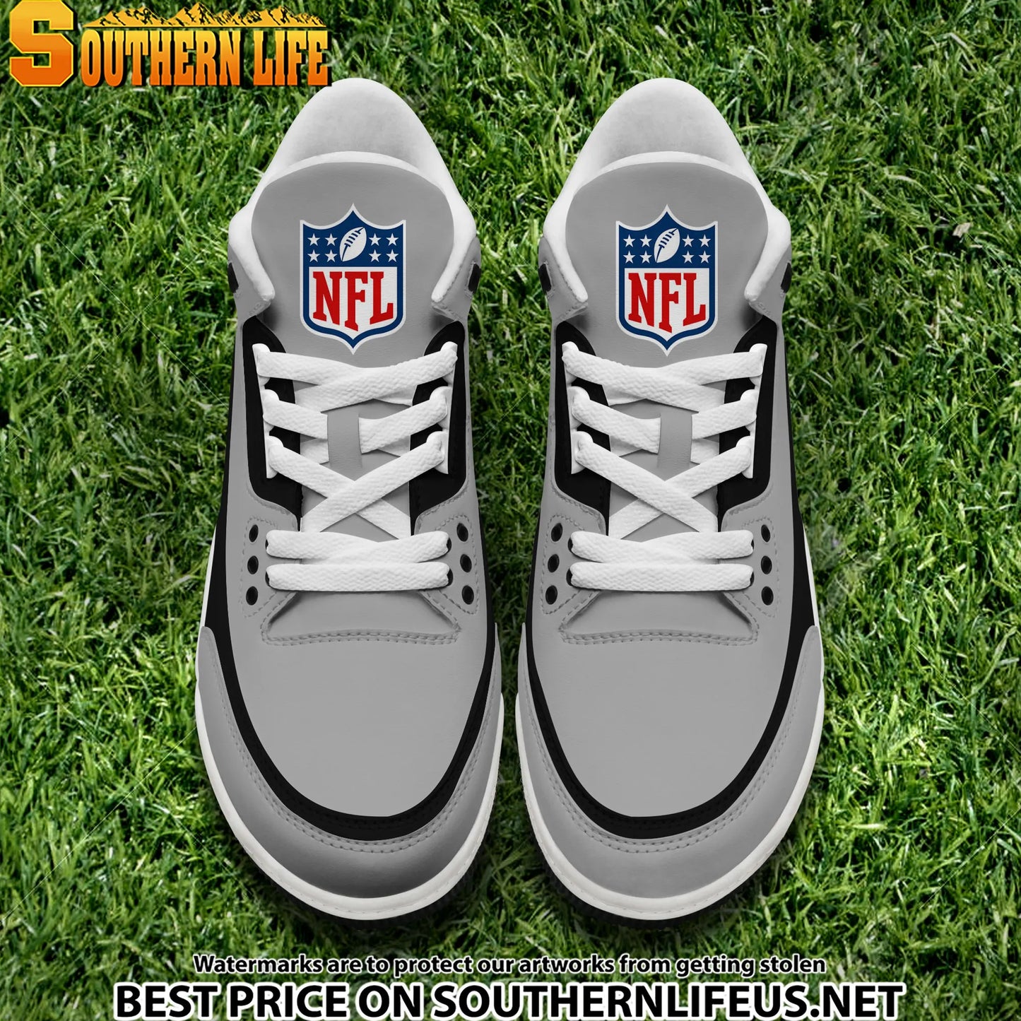 Las Vegas Raiders JD3 New Sport Football Sneakers AZBTAJ3000287