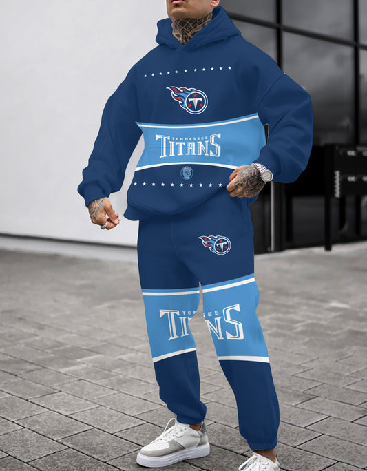 Tennessee Titans Combo Pullover Hoodie And Sweatpants AZBTPHSP000280