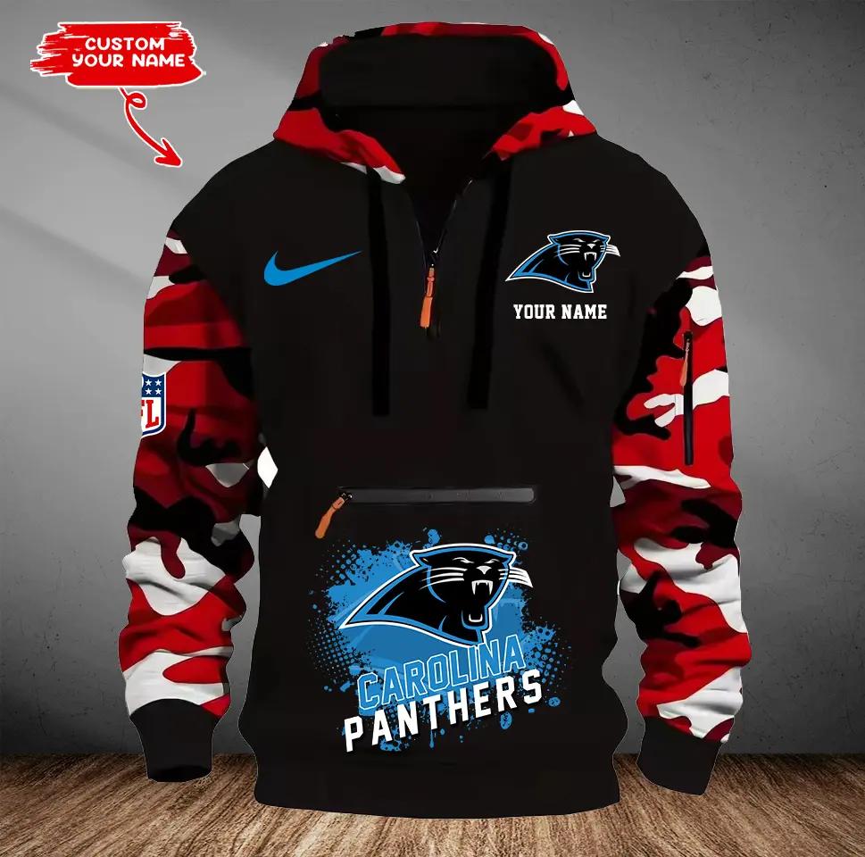 Carolina Panthers Camouflage Hooded Sweatshirt HA37