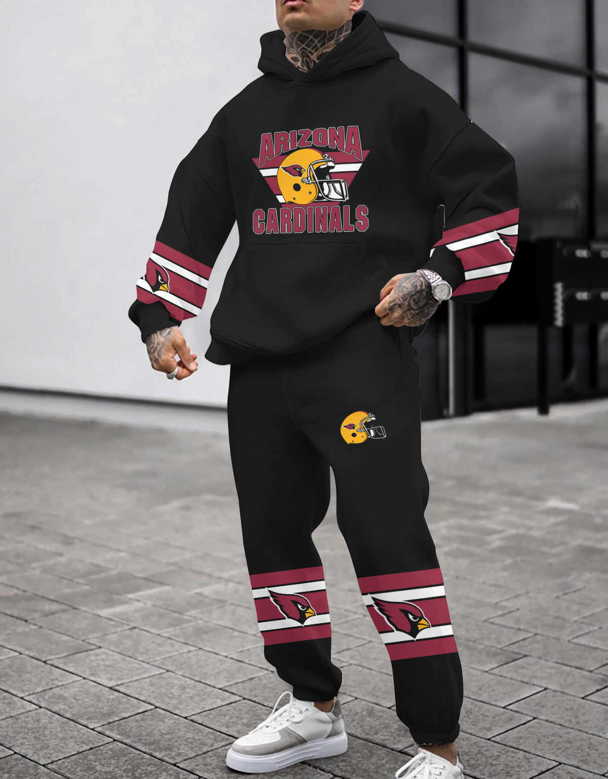 Arizona Cardinals Combo Pullover Hoodie And Sweatpants AZBTPHSP000404