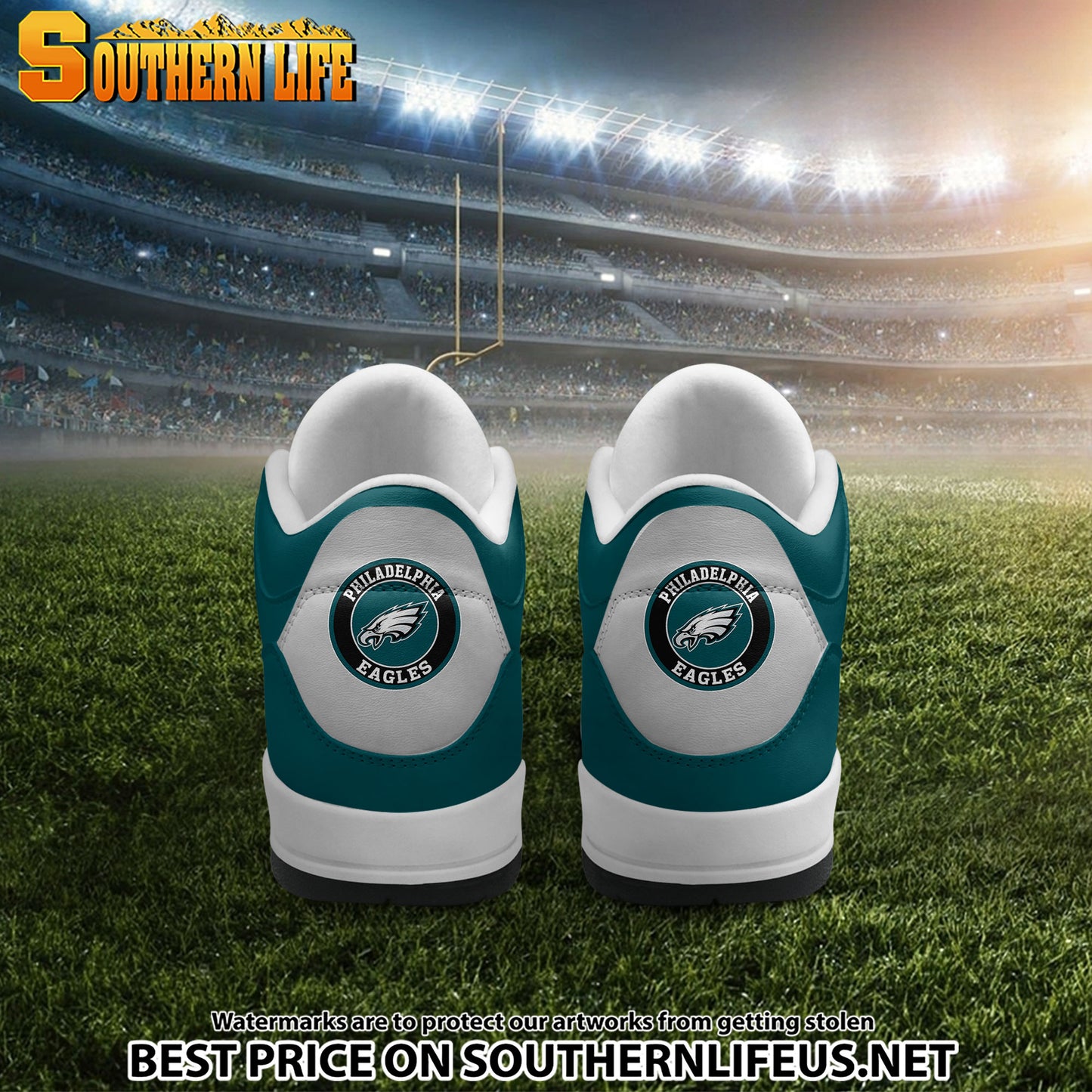 Philadelphia Eagles JD3 New Sport Football Sneakers AZBTAJ3000289