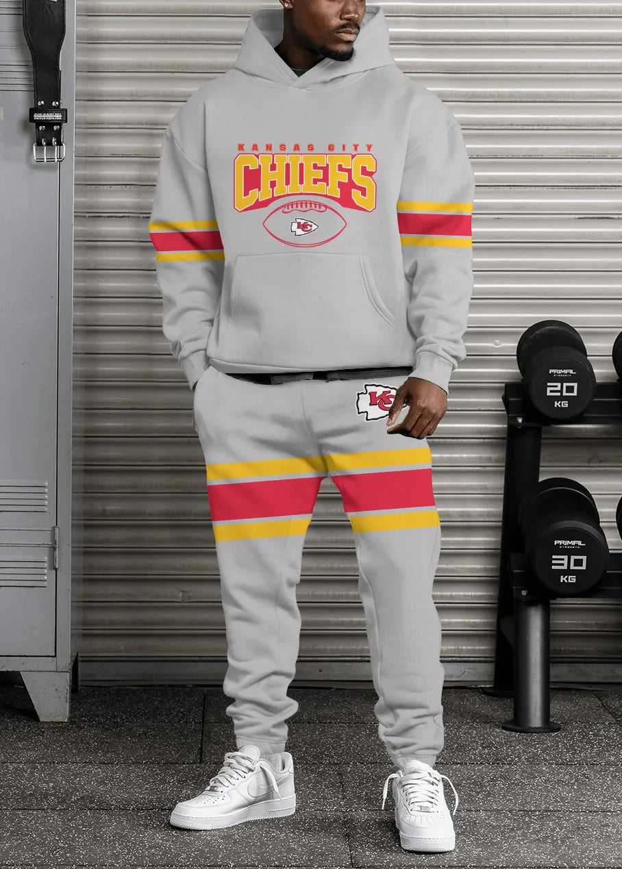 Kansas City Chiefs Combo Pullover Hoodie And Sweatpants AZBTPHSP000039