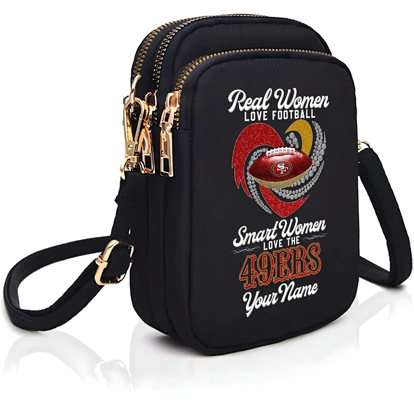 San Francisco 49ers Mini Crossbody Bag for Women New Trending 2025 AZBT2DMCB000094