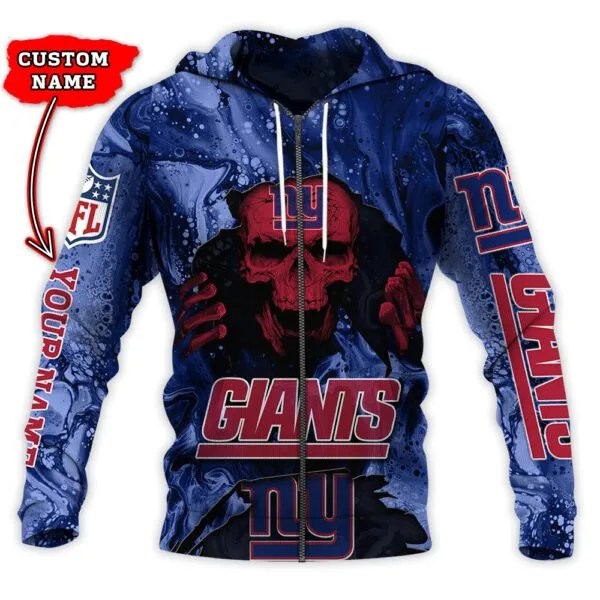 New York Giants Personalized Hoodie and Joggers AZCHD998