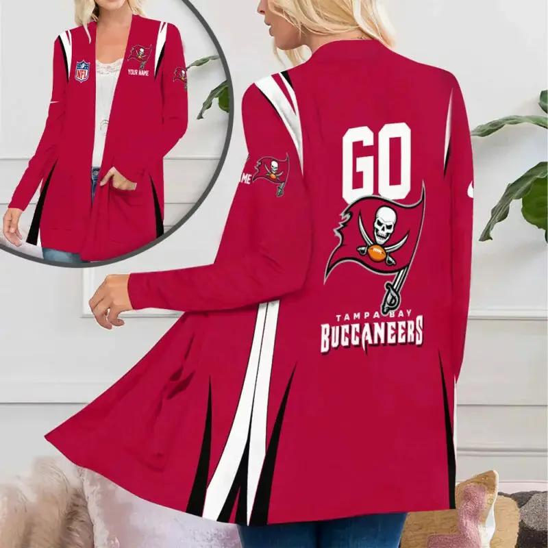 Tampa Bay Buccaneers Women Patch Pocket Cardigan BT182