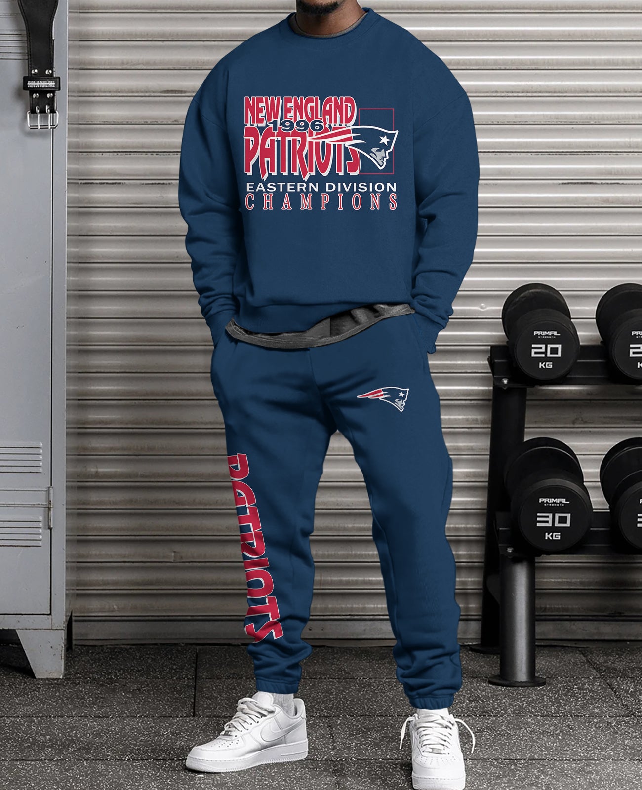 New England Patriots Combo 3D Sweatsuit and Sweatpants Unisex CBSP47