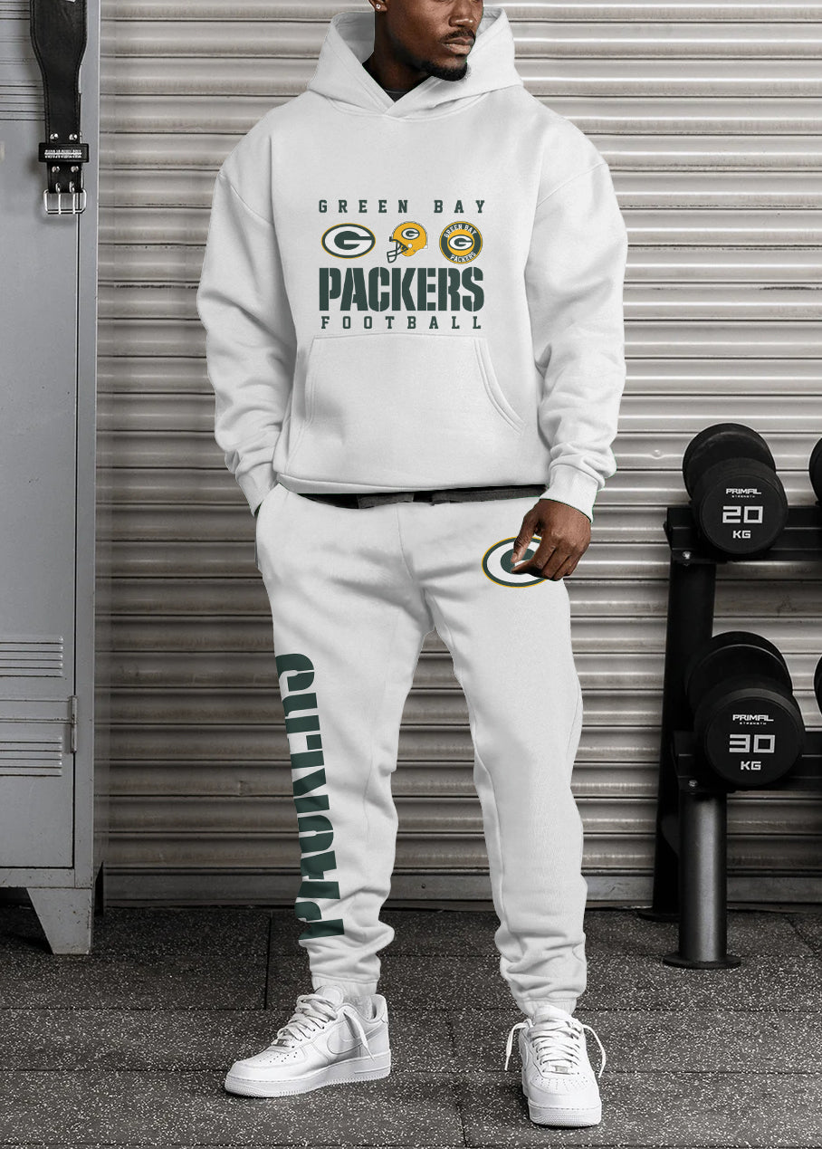 Green Bay Packers Combo Pullover Hoodie And Sweatpants AZBTPHSP000438
