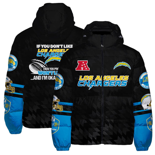 Los Angeles Chargers CozyCloud Down Jacket AZBTDWJ000439