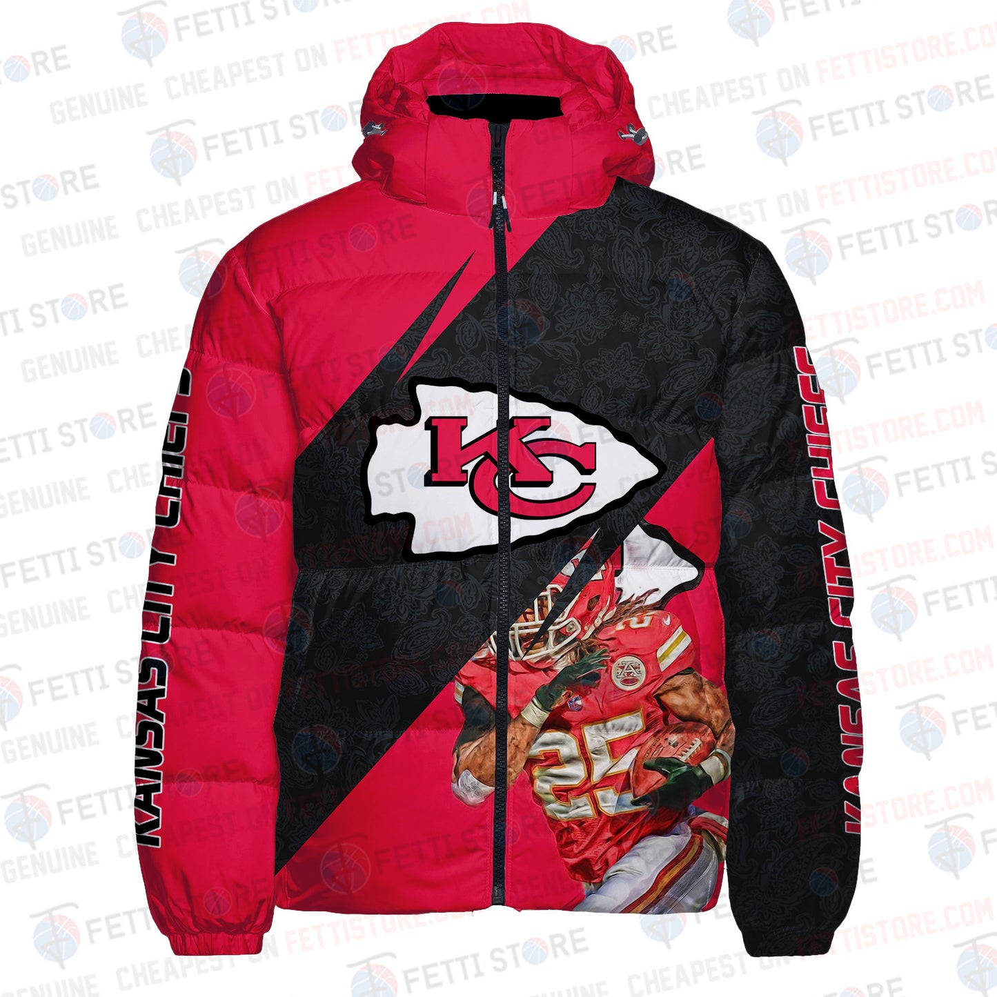 Kansas City Chiefs CozyCloud Down Jacket AZBTDWJ000015