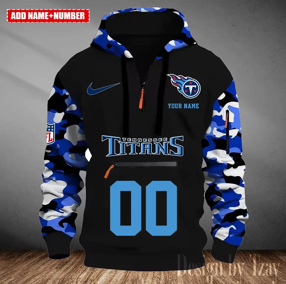 Tennessee Titans Camouflage Hooded Sweatshirt HA31