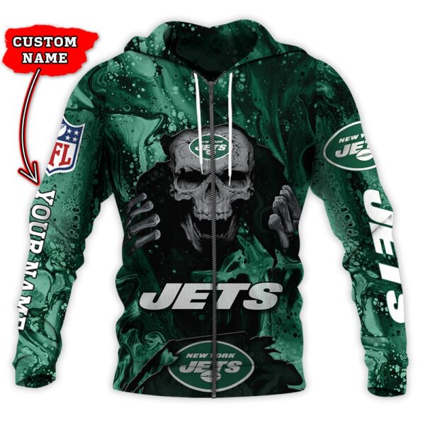 New York Jets Personalized Hoodie and Joggers AZCHD999