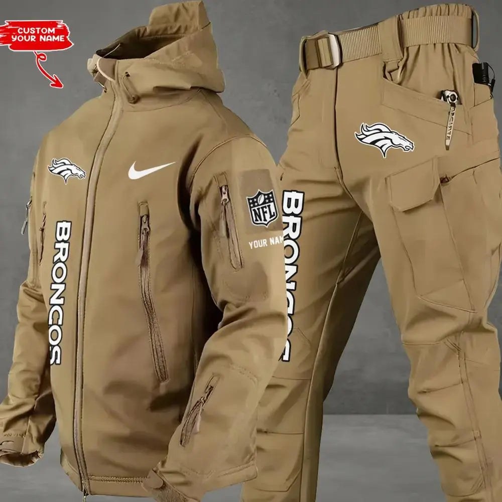 Denver Broncos Outdoor Jacket and Pants 000033