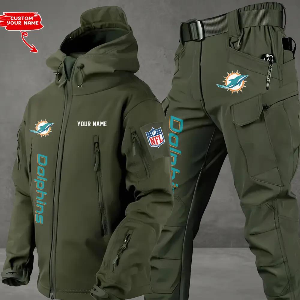 Miami Dolphins Outdoor Jacket and Pants 000015