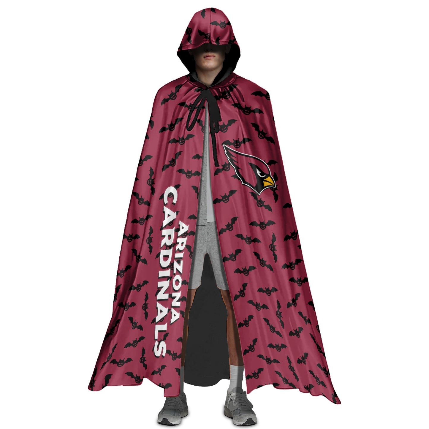 Arizona Cardinals Halloween Bats Limited Edition All-Over Print Halloween Cloak
