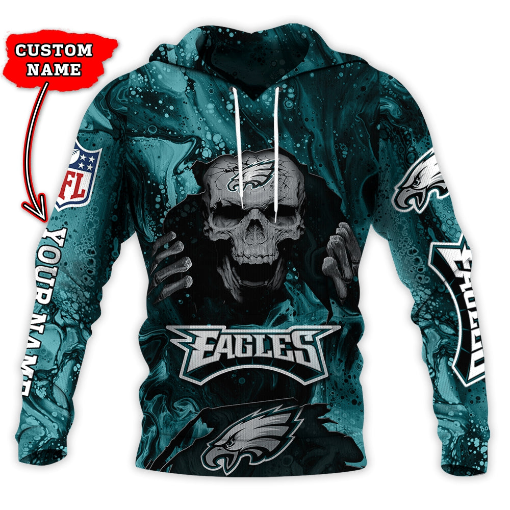 Philadelphia Eagles Personalized Hoodie and Joggers AZCHD1000