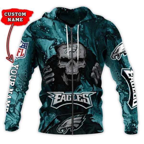 Philadelphia Eagles Personalized Hoodie and Joggers AZCHD1000